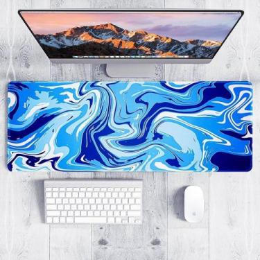 Imagem de Mouse Pad Gamer Estampado Grande Base Antiderrapante Mesa Escritório P
