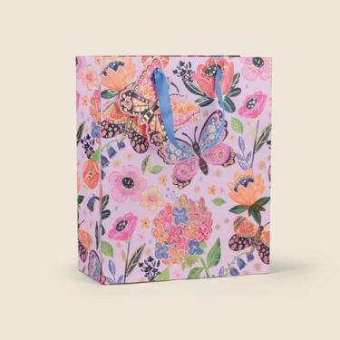 Imagem de Sacola para Presente Butterfly Papel M - ACASA - ACASA