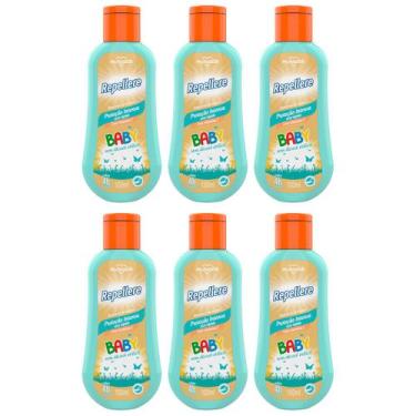 Imagem de Kit 6x Repelente de Insetos e Mosquitos Repellere Baby Infantil 100ml 