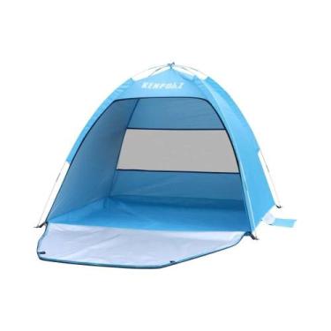 Imagem de Tenda De Camping Portátil E Dobrável Para Crianças, Azul, Impermeável,