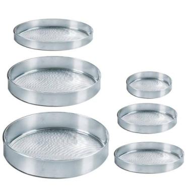 Imagem de Kit de peneiras em aço inox 13 a 24 cm com 6 peças - BFH1562 - Bestfer