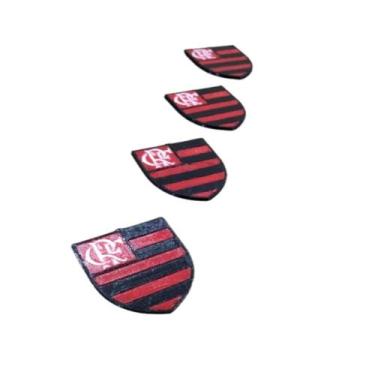 Imagem de Kit com 4 Mini Escudos do Flamengo Para Decoração E Enfeites - Topmixs