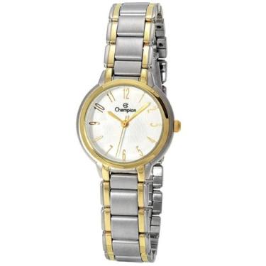 Imagem de Relógio CHAMPION feminino prata dourado CH26944B