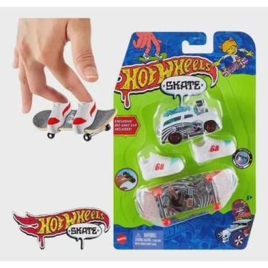 Imagem de HW Skate com Tenis e Veículo DieCast   Mattel
