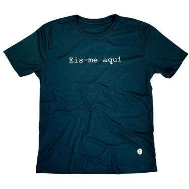 Imagem de Camiseta Masculina Preta Eis-me aqui - Blessed Choice, G1, Preto