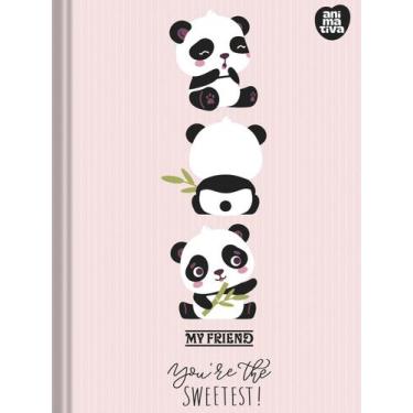 Imagem de Agenda Permanente Pandinha My Friend Costurada 64 Folhas 3 Dias Por Pá