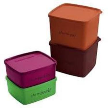 Imagem de Tuperware - 4 jeitosinhos 800ml + 800ml + 400ml + 400ml - tupperware