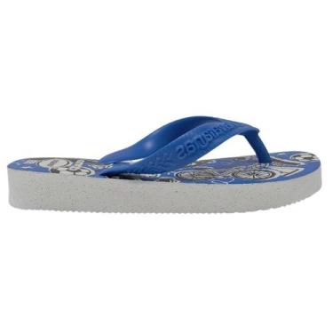 Imagem de Chinelo havaianas kids tiras ref:7007517 menino, Branco, Azul, 29/0