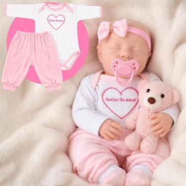 Imagem de Saída De Maternidade Menina C/ Acessórios Sonho de Amor