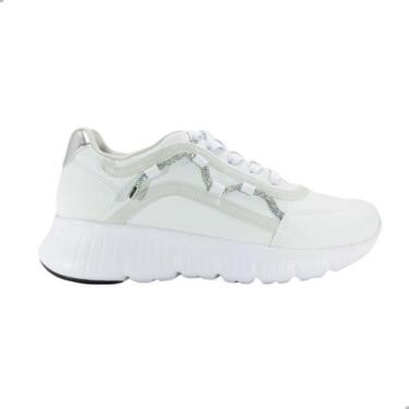 Imagem de Tênis Ramarim Feminino Ultra Light, Bc, Branco, Branco, Prata, 35