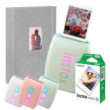 Imagem de Impressora Bluetooth Fujifilm Instax Mini Link 3 Verde + Album + Filme