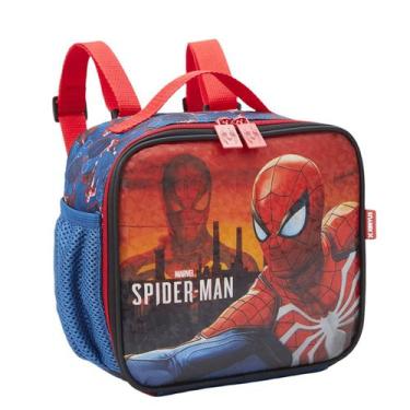 Imagem de Lancheira Térmica Escolar Homem Aranha Infantil Menino Xeryus