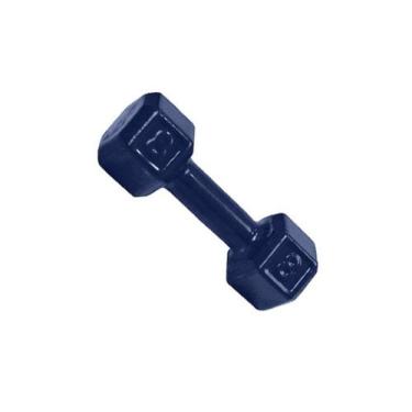 Imagem de Halter Sextavado Emborrachado Para Musculação Academia 08 kg - Niterói