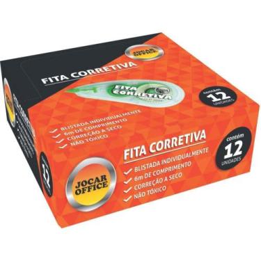 Imagem de Corretivo em Fita Jocar Office 6M CX.C/12 - Leonora