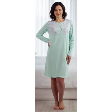 Imagem de CAMISOLA INVERNO EM MOLETOM FLANELADO Nº 42 ao 48 - Formosa, Verde cla