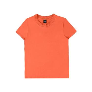 Imagem de Blusa Manga Curta Viscolycra Malwee Enfim Ref. 58544, Laranja, M