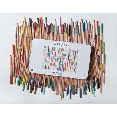 Imagem de Lápis de Cor Aquarelável Artools 100 Cores