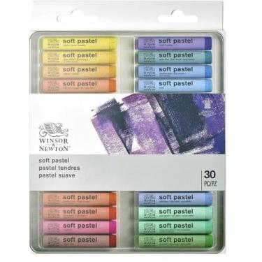 Imagem de Giz Pastel Oleoso Profissional  Winsor & Newton 30 Peças