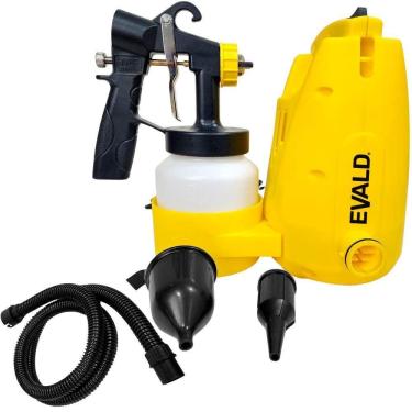 Imagem de Pistola de Pintura e Pulverizadora Elétrica EPP-450 HVLP 450W Reservatório 1L Aço Inox 110V Evald