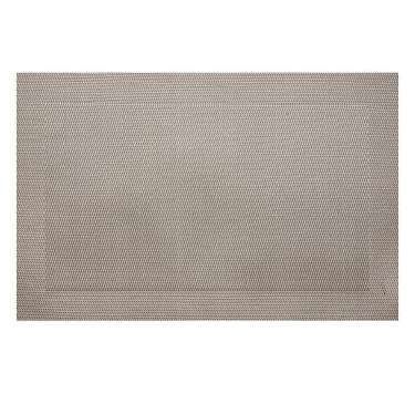 Imagem de Jogo Americano Jully de Nylon Retangular 30x45CM Decorativo para Mesa Bege Bon Gourmet