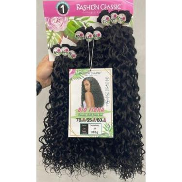 Imagem de Cabelo CARNAVAL cacheado Bio Fibra 70cm - FASHION CLASSIC -, 2 (Castan