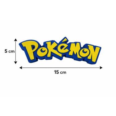Imagem de Placa Decorativa Pokémon 5cm de altura - Impressao 3D