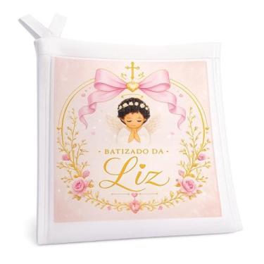 Imagem de Saquinho Surpresa Personalizado Batizado 10x12cm Lembrancinha Festa - 