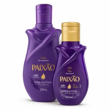 Imagem de Kit Paixão Irresistível Flor De Lis: Loção Hidratante 200ml e Óleo Cor