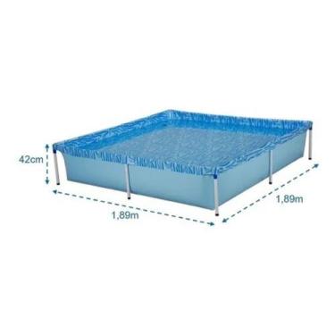 Imagem de Piscina montável com armação 1500 litros  mor