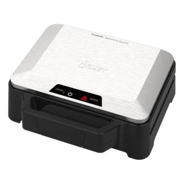Imagem de Sanduicheira Oster OSAN500 1000W Preta OSAN500-127, Preto/Inox, 110V