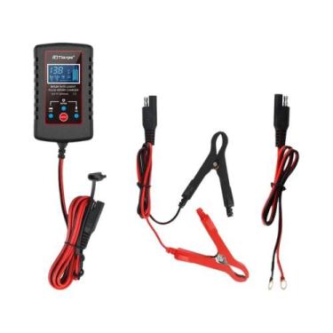 Imagem de Carregador De Bateria Inteligente Automático 6V 12V Para Motocicletas 