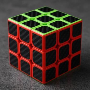 Imagem de Cubo Mágico Profissional Cubotec 3x3x3 REF2900 Giros Rápidos Iniciante