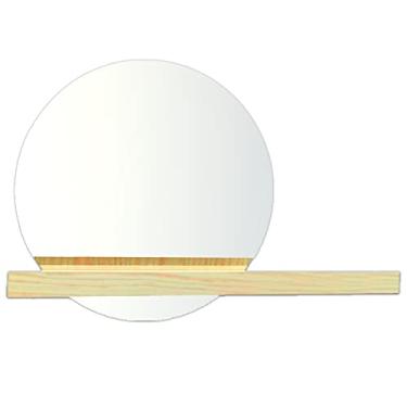 Imagem de Espelho Decorativo Shelf Pinus 40 cm Redondo