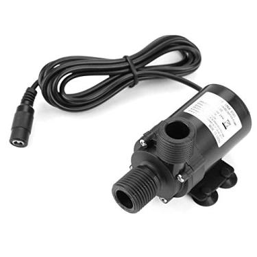 Imagem de Bomba de água DC sem escova, mini bomba de água submersível de baixo ruído para aquecedor solar de água, tanque de peixes 24V