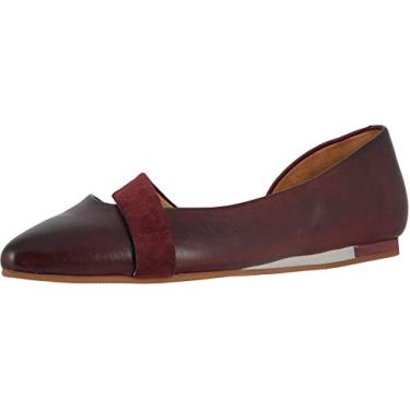 Imagem de SoftWalk Sapatilha feminina Lennox Ballet, Vermelho escuro, 35