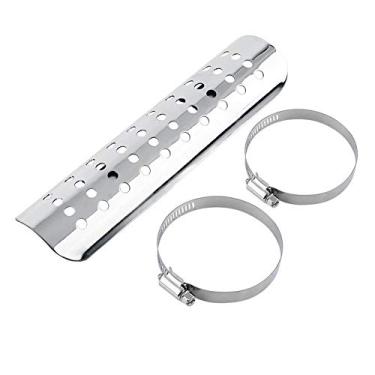 Imagem de Protetor térmico para silenciador de exaustão, orifício universal para motocicleta, proteção térmica, tubo de escape reto, proteção térmica para motocicleta, capa protetora de calorTbest default Tbests6afcq7tdm-02