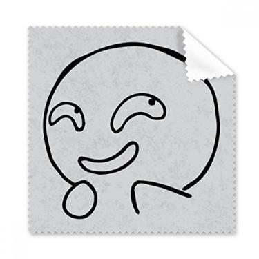 Imagem de Pano de limpeza de tela de telefone com estampa preta da Evil Laugh 5 peças
