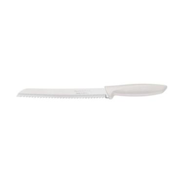 Imagem de Faca para Pão Tramontina Plenus Inox Off White 8``