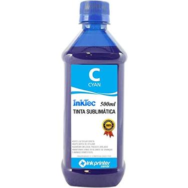 Imagem de Tinta Sublimática Inktec Para Sublimação - Ciano (500ml)