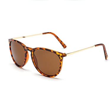 Imagem de Óculos de Sol Retrô Masculino Redondo Feminino Homens Designer Óculos de Sol Feminino Liga Espelho Óculos De Sol, C1, Liga