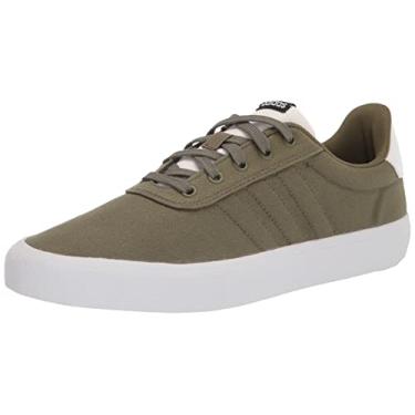 Imagem de adidas Sapato masculino Vulc Raid3r Skate, Foco Olive/Foco Olive/Branco, 7.5
