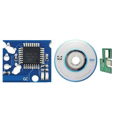 Imagem de HUAYUWA Kits de atualização de jogo (verde, versão: NTSC-U) serve para adaptador de cartão SD Gamecube SD2SP2 Mircro SDL leitor de cartão TF Xeno Chip Mini disco peças de reposição