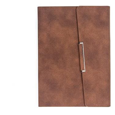 Imagem de Caderno de negócios a5 bloco de notas de espessamento de escritório caderno de trabalho de colarinho branco, marrom