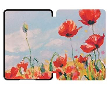 Imagem de Capa à prova d'água para Kindle 7ª geração lançado em 2014, modelo WP63GW – capa fina durável com função automática de ativação e hibernação