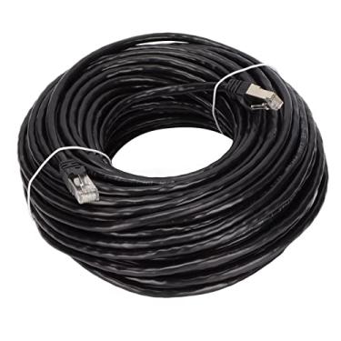 Imagem de Cabo Ethernet Cat 6, Cabos Ethernet de Alta Velocidade de 10 Gbps para Redes LAN, como PCs, Servidores, Impressoras, Roteadores, Caixas de Comutação, Etc. (30m)