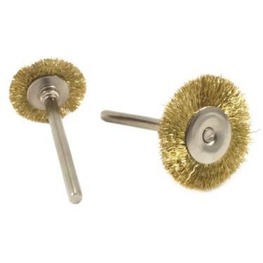 Imagem de Forney 60213 Conjunto de pincéis de latão com eixo de 3/32 polegadas, 2 peças