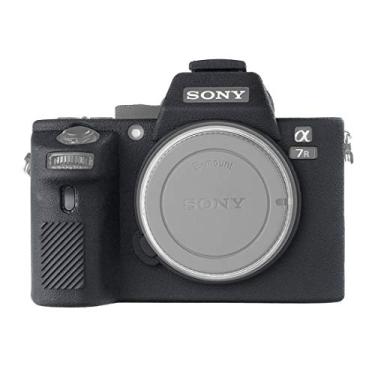 Imagem de STSEETOP Capa de Silicone Prova d'gua Preta para Sony A7II/A7RII/A7SII