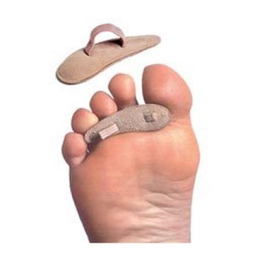Imagem de Pedi Fix Bico de martelo de camurça, pacote com 3, pequeno esquerdo