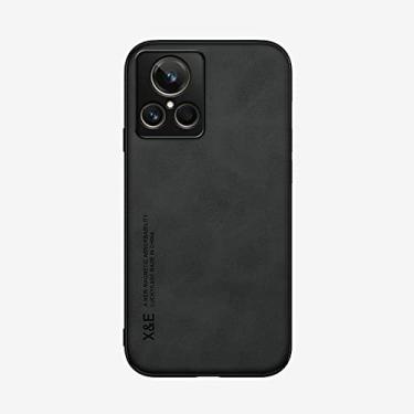 Imagem de Kepuch Silklike Capa para Oppo Realme GT2 Explorer Master - Case Placa de Metal Embutida para Oppo Realme GT2 Explorer Master - Preto