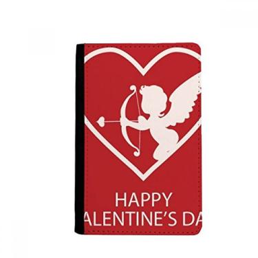 Imagem de Porta-passaporte White Angel Arrow Dia dos Namorados Notecase Burse capa carteira porta-cartão, Multicolor